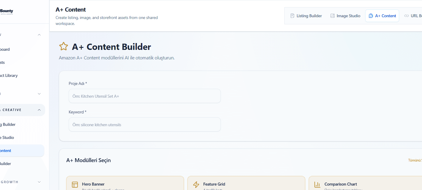 SellerBounty A+ content builder